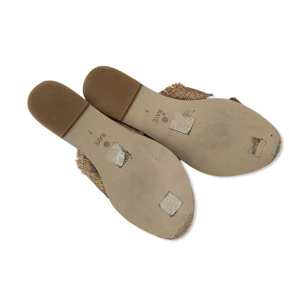 Raye Couer Sandals in Natural tan slides shoes Revolve Sz 7 - Picture 7 of 11